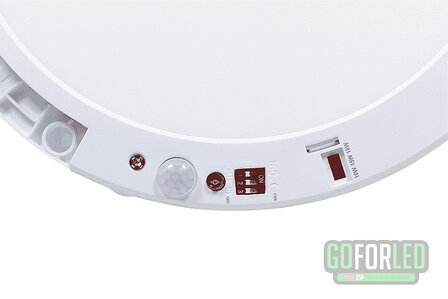 In- en opbouw downlight + sensor 18W