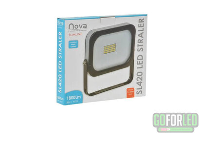 20W, 4000K LED Bouwlamp Nova Slimeline 