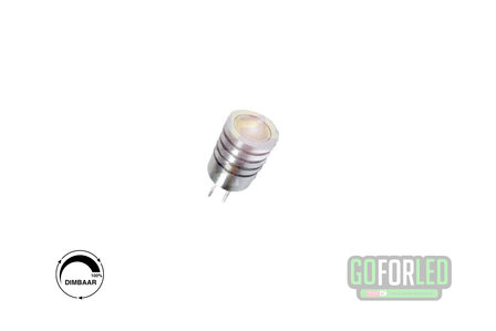 Dimbaar G4 steeklampje 1,5W COB LED