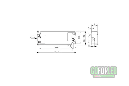 Voeding 20W/12V