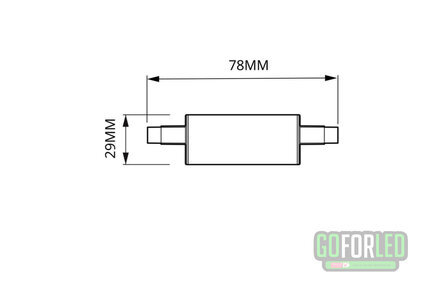 Philips CorePro LED linear R7S warm wit