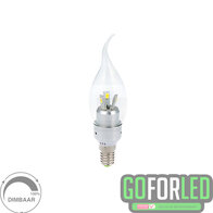 Dimbaar 3Watt kaarslamp