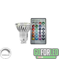 RGB powerspot 3Watt incl.afstandbediening