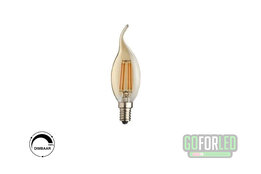 Dimbare 5W filament kaarslamp extra warm wit